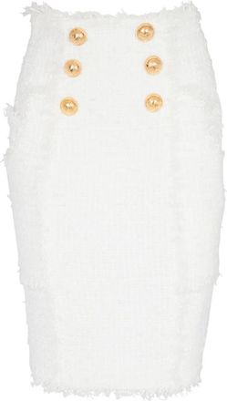 Balmain Mujer, Faldas, Blanco, Talla: S