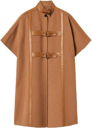 Twinset Mini Jurk - Dames - Korte kleedjes - Bruin - S - Polyester - Kleedjes