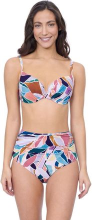 Gottex Aura D Cup Bikini Top in Multi at Nordstrom, Size 38