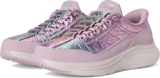 Skechers Womens Vapor Foam Hands Free Slip-ins Sneaker, Lavender/Multi, 9