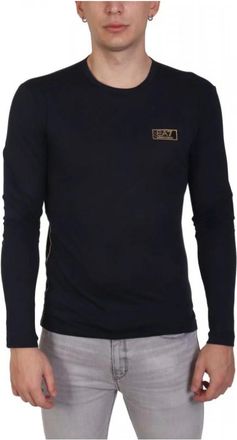 Emporio Armani Af 10170 Long Sleeve Top - Heren - Longsleeves - Blauw - L - Tops