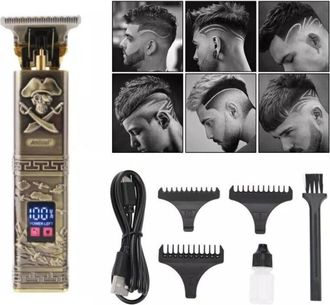 Trade Shop Trade Shop - Afeitadora El&eacute;ctrica Recortadora 3 Peines Recargable Usb Q-tf51