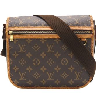 Louis Vuitton Brown Coated Canvas Messenger Bag (Pre-Owned)