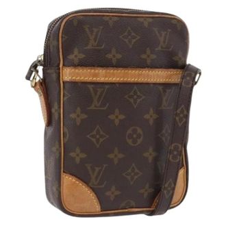 Louis Vuitton Pre-owned Mini Danube Schoudertas - Dames - Pre-owned - Bruin - Maat: ONE Size Leer