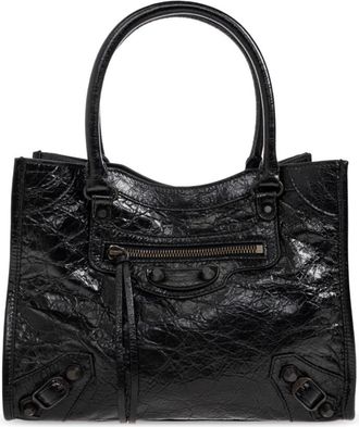 Balenciaga Handbags, female, Black, Size: ONE SIZE Le City Tote Bag Mini