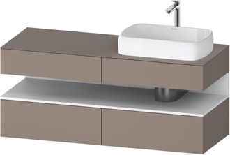 Duravit Qatego Consola Mueble Bajo Lavabo, 2 Extensiones, 2 - Duravit
