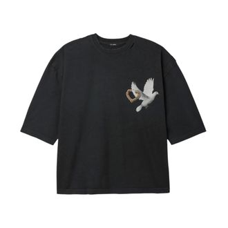 Willy Chavarria OS El Movimiento Buffalo Tee - Heren - Tops - Zwart - Maat: XL Katoen