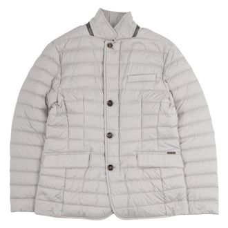 Moorer Winter Jackets, male, Gray, Size: M Down Jackets