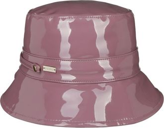 Betmar Eliane Packable Patent Rain Hat Women - Women´s with Lining Winter Autumn-Winter - One Size oldrose