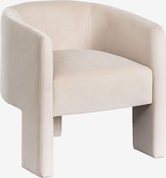 Sklum Sklum - Pack De 4 Sillas De Comedor En Terciopelo Xastru Beige