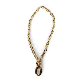 Paco Rabanne Necklaces, female, Yellow, Size: ONE SIZE XL Link Necklace