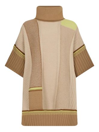 Malo roll-neck sweater - Neutrals