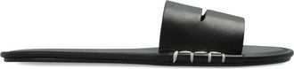 J.W.Anderson Loafer Slide - Dames - Sandalen - Zwart - 36 EU - Leer - Schoenen