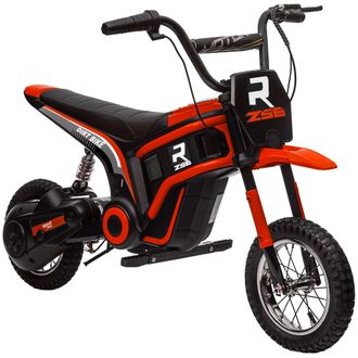Mauro Ferretti Moto Elettrica Per Bambini Con Acceleratore Manuale, 2 Velocit&agrave; 8-16km/h, Et&agrave; 8-12 Anni, Rosso
