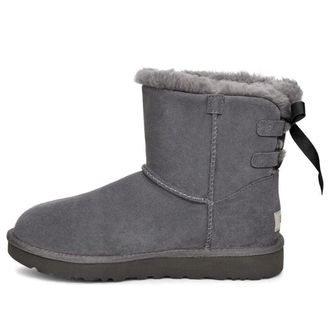 UGG (WMNS) UGG Mini Continuity Bow Grey 1110705-CHRC