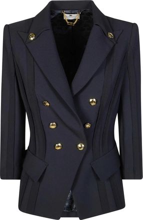 Elisabetta Franchi Giacca - Dames - Blazers - Zwart - L - Jassen