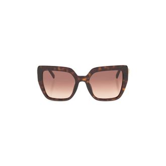Dolce & Gabbana Sunglasses, female, Brown, Size: 54 MM Oversized Square Sunglasses