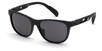 Adidas Sport SP0022 Polarized 02D Mens Sunglasses Black Size 55