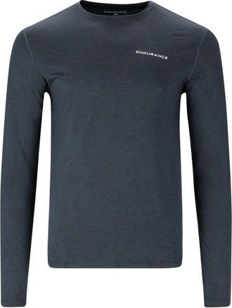 ENDURANCE Abdon Melange L/S Tee Funktionsshirt f&uuml;r Herren | blau