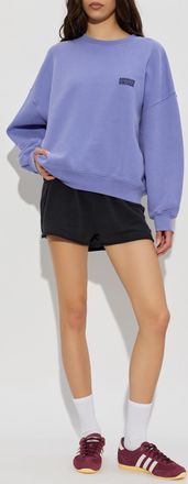 American Vintage Sweatshirt With Printed Logo, Womens, Purple