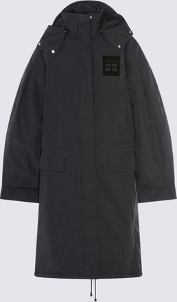 Ganni Black Nylon Down Jacket