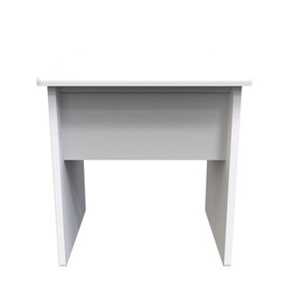 Welcome Furniture Copenhagen Ready Assembled Dressing Table Stool - White - Welcome Furniture | TJ Hughes