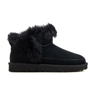 UGG Klassieke Ultra Mini Platform Laars - Dames - Winterlaarzen - Zwart - 37 EU - Wol - Schoenen