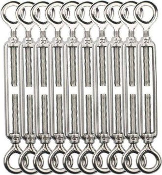 OEM Tensor De Alambre, Tensores De Alambre M5, Gancho Y Gancho Para Tensor De Cable, Tensores De Cable De Acero Inoxidable 304, Utilizados Para Tendederos
