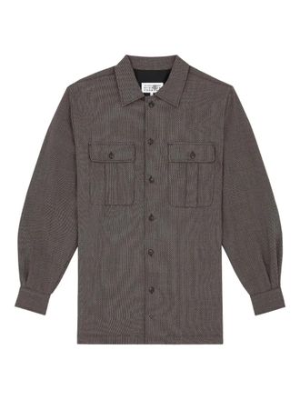 Maison Margiela mini shirt dress - Grey