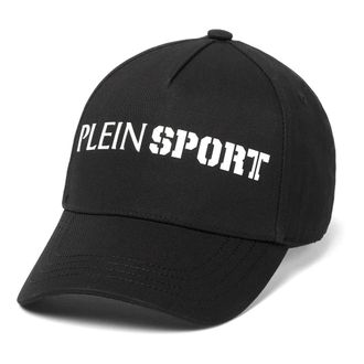 Plein Sport Baseball Cap - unisex - Outdoor handschoenen - Zwart - ONE Size - Katoen - Fitness