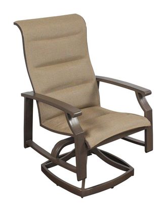 Courtyard Casual Madison 2 Padded-Sling Swivel Dining Chairs
