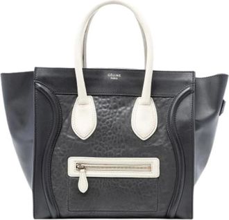 Celine Pre-owned Tote Bags, female, Black, Size: ONE SIZE Pre-owned Luggage Tote