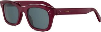 Celine 3 Dots Zonnebril - Heren - Zonnebrillen - Rood - 51 MM - Accessoires