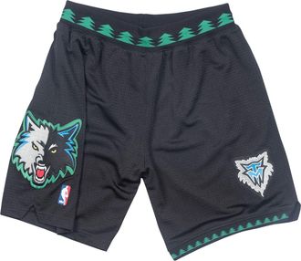 Mitchell & Ness NBA Authentic Shorts Minnesota Timberwolves Alternate 2003-04 Black Green ASHRGS18125-MTIBLCK03