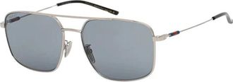 Gucci Zonnebrillen - Heren - Zonnebrillen - Grijs - 59 MM - Accessoires