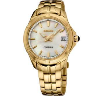 Seiko Coutura Mother of Pearl Dial Ladies Watch SUR588