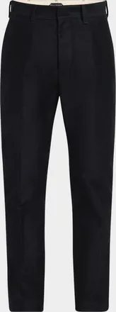 Tom Ford Men & apos;s Brushed Cotton-Satin Chino Pants