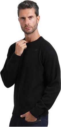 K-Way Fragan Fleece Stitch - - Knitwear - Uomo - Nero - M