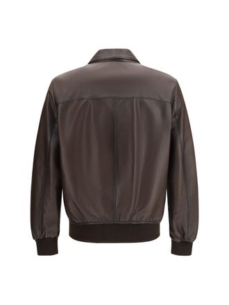 D&acute;Amico Mens Leather Jacket 497 Lamb Ovis Aries