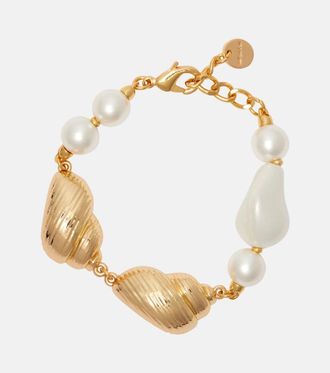 Self Portrait Faux pearl-embellished bracelet