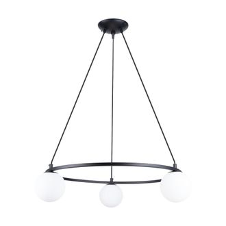 Sollux Lighting L&aacute;mpara de ara&ntilde;a negro acero alt. 98 cm