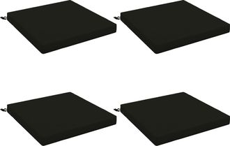 vidaXL Cojines De Asiento De 4 Piezas Soest 4 Uds. 100% Poli&eacute;ster Vidaxl