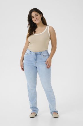 Kaffe Curve Jeans Regular fit Light Blue Washed Denim light blue