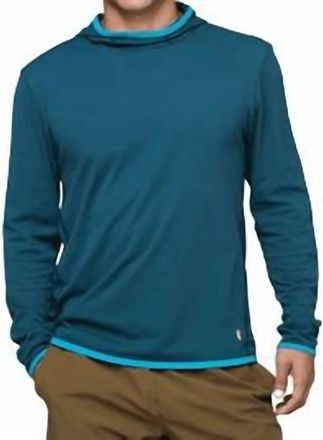Cotopaxi Sombra Sun Hoodie In Deep Ocean