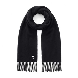 Ami Wollen sjaal - Dames - Accessoires - Zwart - Maat: ONE Size Wol