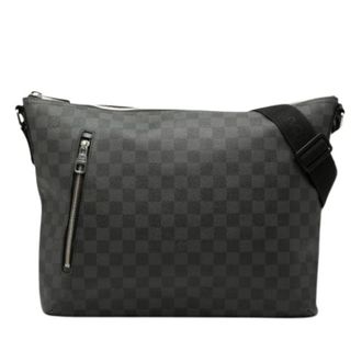 Louis Vuitton Pre-owned Cross Body Bags, male, Black, Size: ONE SIZE Pre-owned Damier Graphite Shoulder Bag