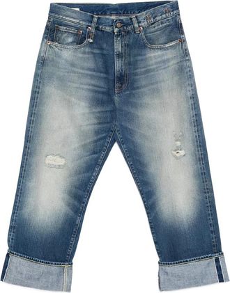 R13 Cuffed X-Boyfriend Cropped Jeans