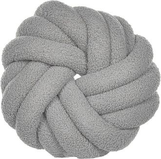 Beliani Beliani - Coj&iacute;n De Boucl&eacute; Gris 31 X 31 Cm Accesorio Suave Moderno Akola