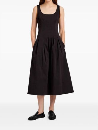 Proenza Schouler Shelby Midi Dress In Black