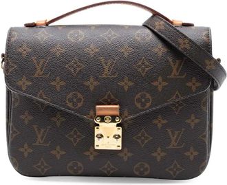 Louis Vuitton 2021 Monogram Pochette Metis tas - Bruin
